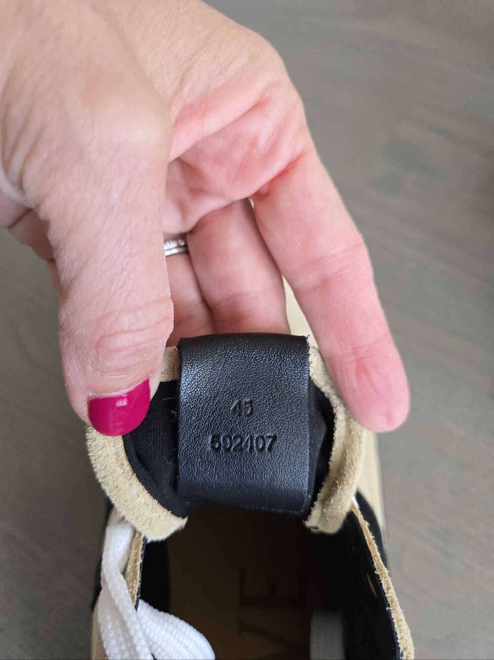 $890 LOEWE Flow Runner 2.0 Suede Nylon Sneakers Beige EU 45 US 12 BNIB - Picture 13 of 15